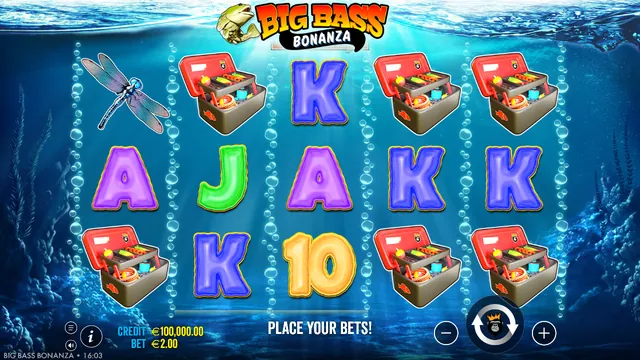 Screenshot of the Big Bass Bonanza demo