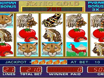 Grafika slotu Aztec Gold
