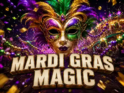 Grafika slotu Mardi Gras Magic