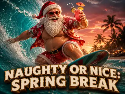 Grafika slotu Naughty or Nice: Spring Break
