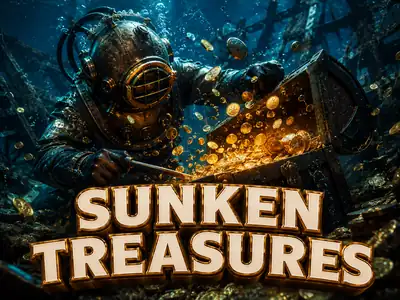 Grafika slotu Sunken Treasures